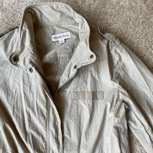 Tan/Taupe Longline Trench Coat